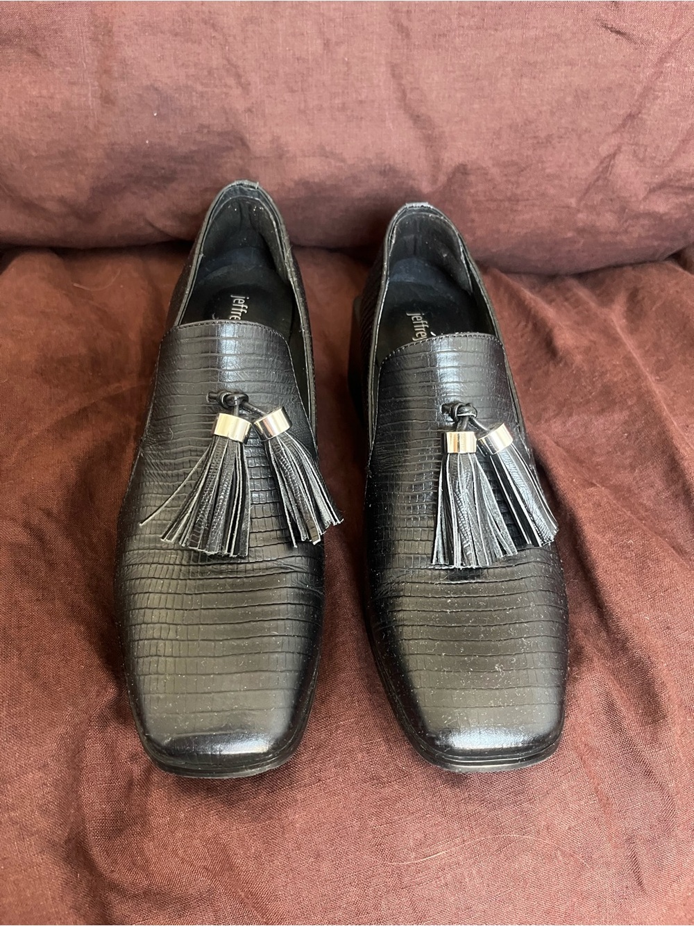 Jeffrey Campbell Torbet 2 Black Tassel Loafers